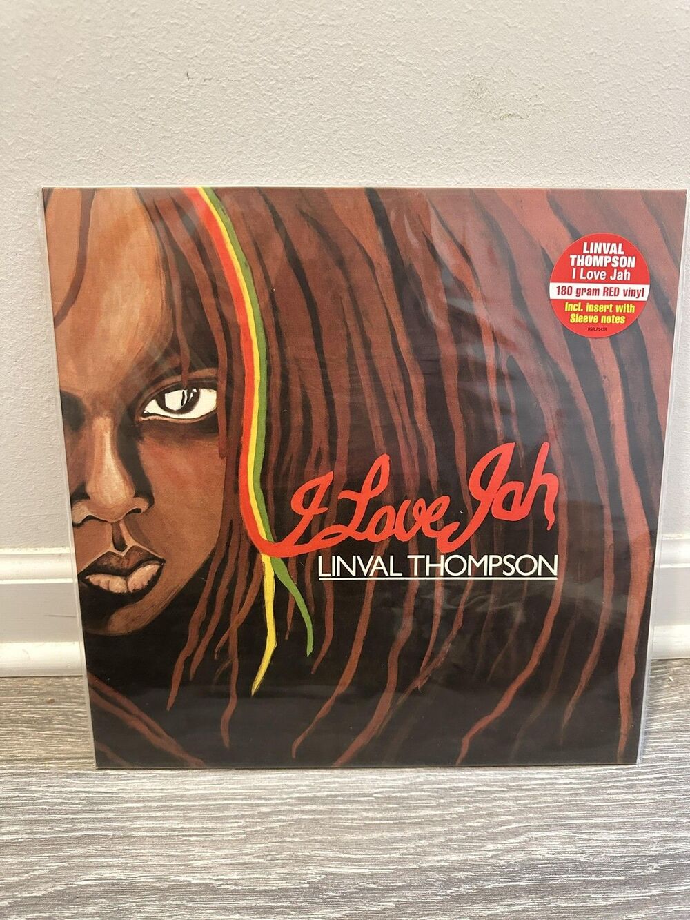 Linval Thompson Vinyl LP I Love Jah Sound Records Reggae Roots sealed